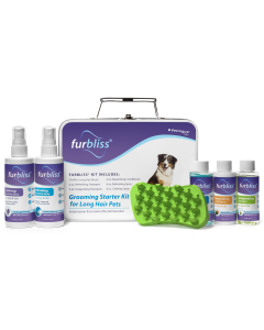 Furbliss Long Hair Pet Grooming Starter Kit for Dogs and Cats