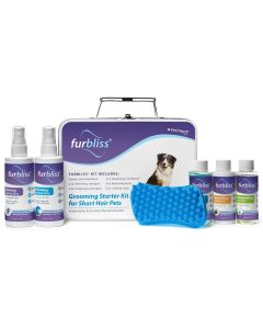 Furbliss Short Hair Pet Grooming Starter Kit for Dogs and Cats