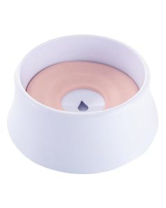 Pet Life Pud-Guard Anti-Spill Dog Bowl - Pink