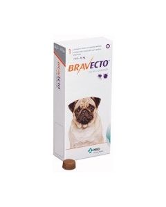 Bravecto Tablet for Dogs - 10 - 22 lbs -  ORANGE - 250 mg - 2 pk