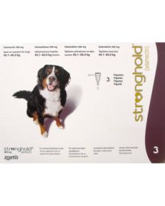 Stronghold Plus for Dogs - 86 - 132 lbs - PLUM - 3 tubes